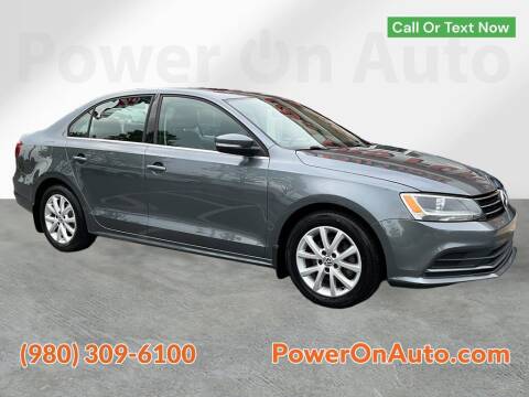2015 Volkswagen Jetta for sale at Power On Auto LLC in Monroe NC