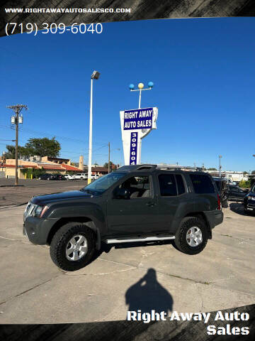 2010 Nissan Xterra for sale at Right Away Auto Sales in Colorado Springs CO