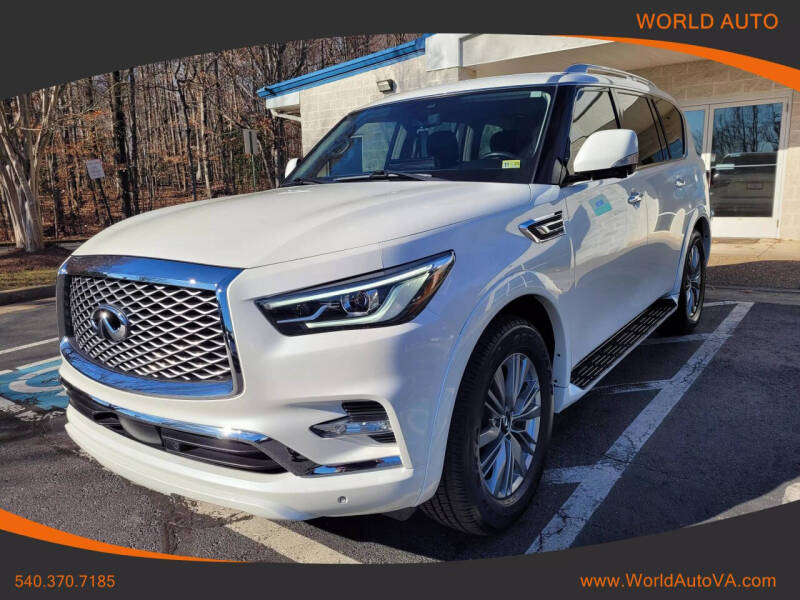 2022 Infiniti QX80 for sale at World Auto in Fredericksburg VA