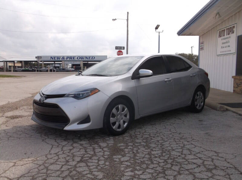 2018 Toyota Corolla for sale at AUTO TOPIC in Gainesville TX