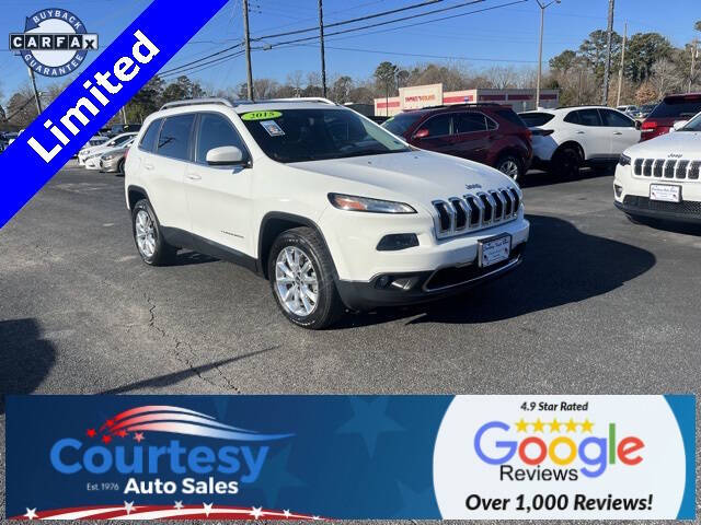 2015 Jeep Cherokee for sale at Courtesy Auto Sales in Chesapeake VA