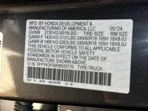 2024 Honda Ridgeline RTL