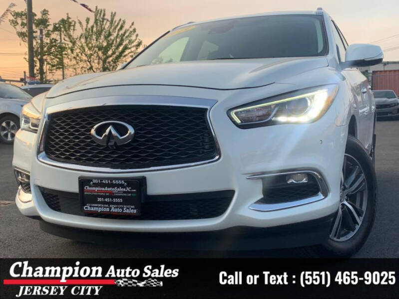 2019 Infiniti QX60 for sale at CHAMPION AUTO SALES OF JERSEY CITY in Jersey City NJ