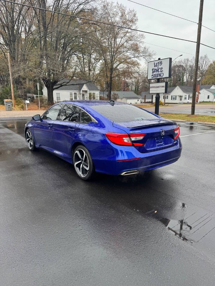 2021 Honda Accord for sale at Bliss Auto Sales LLC in Kannapolis, NC