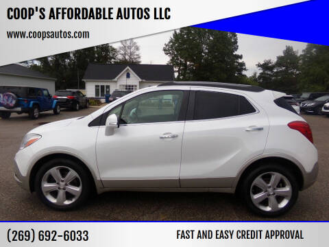 2015 Buick Encore for sale at COOP'S AFFORDABLE AUTOS LLC in Otsego MI
