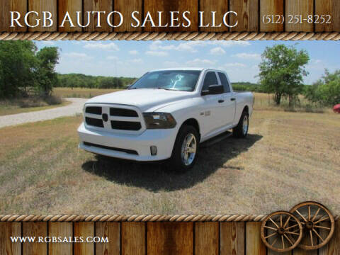 2014 RAM 1500 for sale at RGB AUTO SALES LLC in Manor TX