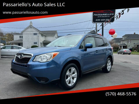 2015 Subaru Forester for sale at Passariello's Auto Sales LLC in Old Forge PA