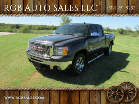 2011 GMC Sierra 1500 for sale at RGB AUTO SALES LLC in Manor TX