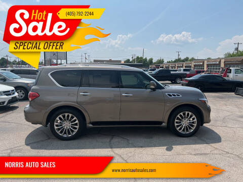 2017 Infiniti QX80 for sale at NORRIS AUTO SALES in Oklahoma City OK