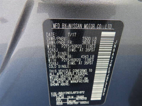 2018 Nissan Armada Platinum