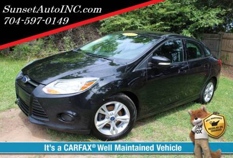 2014 Ford Focus for sale at Sunset Auto in Charlotte NC