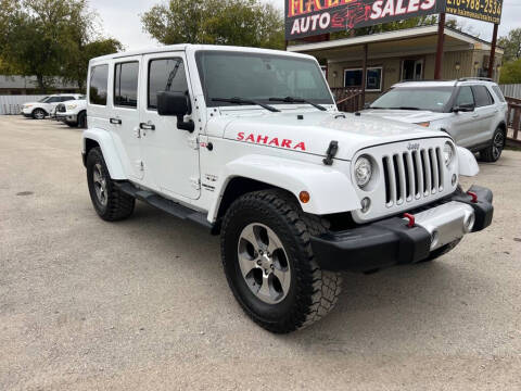 2017 Jeep Wrangler Unlimited for sale at HALEMAN AUTO SALES in San Antonio TX