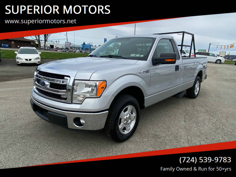 2013 Ford F-150 for sale at SUPERIOR MOTORS in Latrobe PA