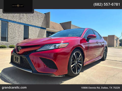 2018 Toyota Camry for sale at GRAND CARS in Dallas TX