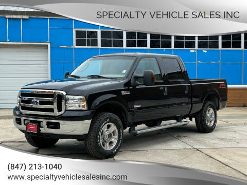 2006 Ford F-250 Super Duty for sale at SPECIALTY VEHICLE SALES INC in Skokie IL