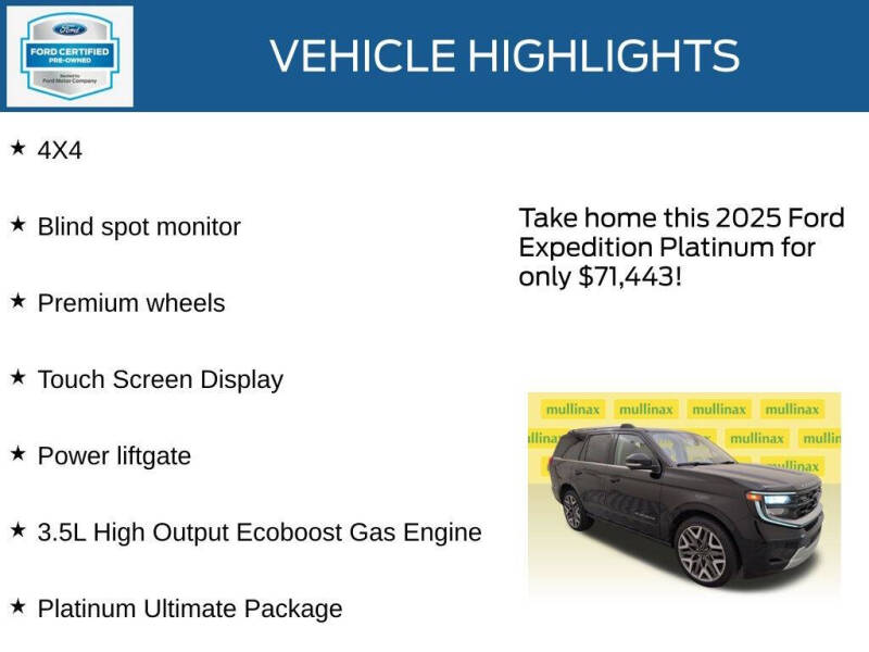 2025 Ford Expedition Platinum