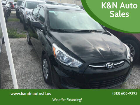 2017 Hyundai Accent for sale at K&N AUTO SALES in Tampa FL
