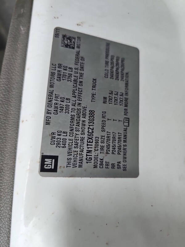 2012 GMC Sierra 1500 Work Truck