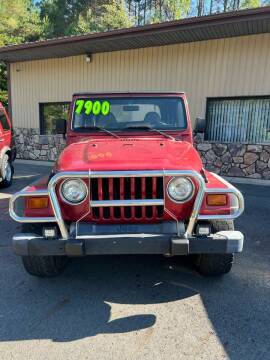 1999 Jeep Wrangler for sale at DORSON'S AUTO SALES in Clifford PA