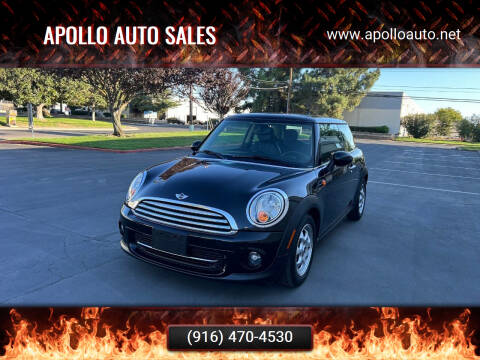 2013 MINI Hardtop for sale at APOLLO AUTO SALES in Sacramento CA