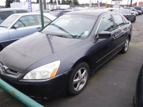 2005 Honda Accord for sale at 777 Auto Sales and Service in Tacoma WA