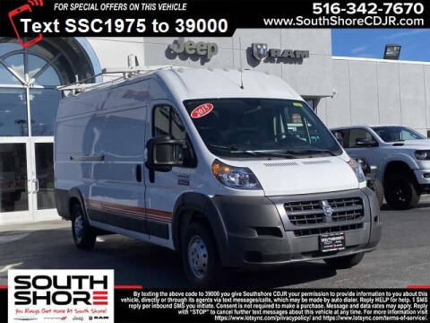 2015 RAM ProMaster for sale at South Shore Chrysler Dodge Jeep Ram in Inwood NY