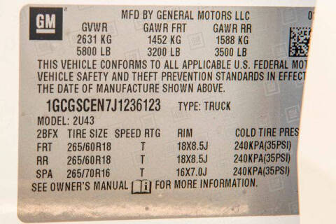 2018 Chevrolet Colorado