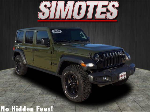 2020 Jeep Wrangler Unlimited for sale at SIMOTES MOTORS in Minooka IL