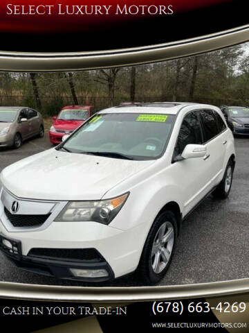 2011 Acura MDX for sale at Select Luxury Motors in Cumming GA