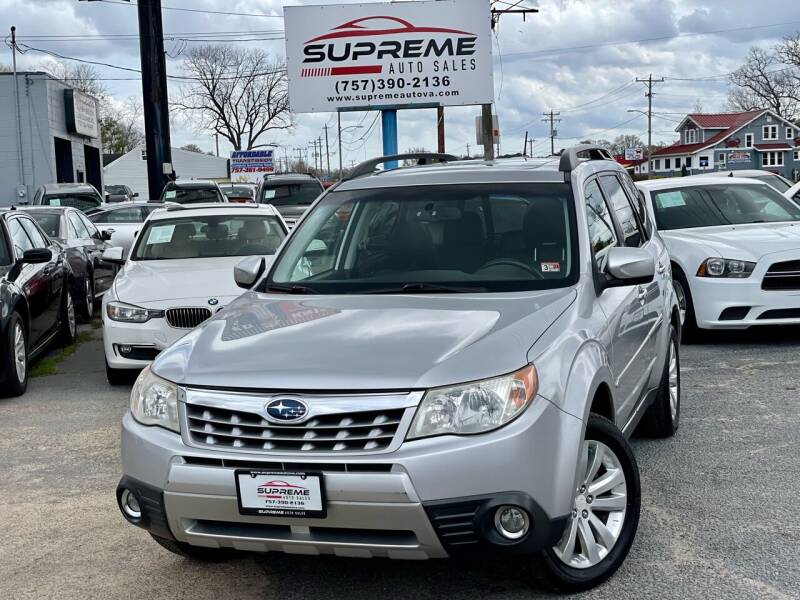 2011 Subaru Forester for sale at Supreme Auto Sales in Chesapeake VA