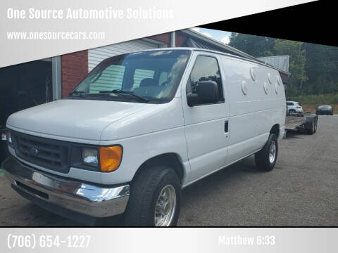 2003 Ford E-Series Cargo for sale at One Source Automotive Solutions in Braselton GA