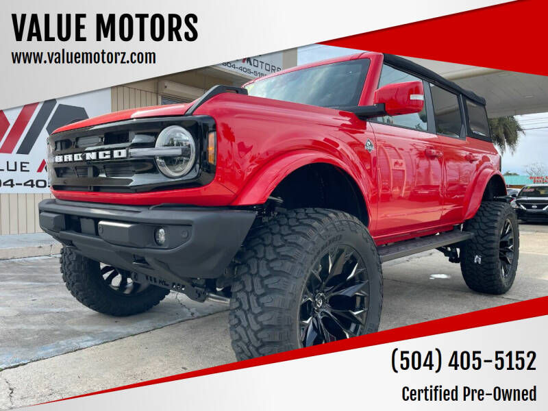 2023 Ford Bronco for sale at VALUE MOTORS in Kenner LA