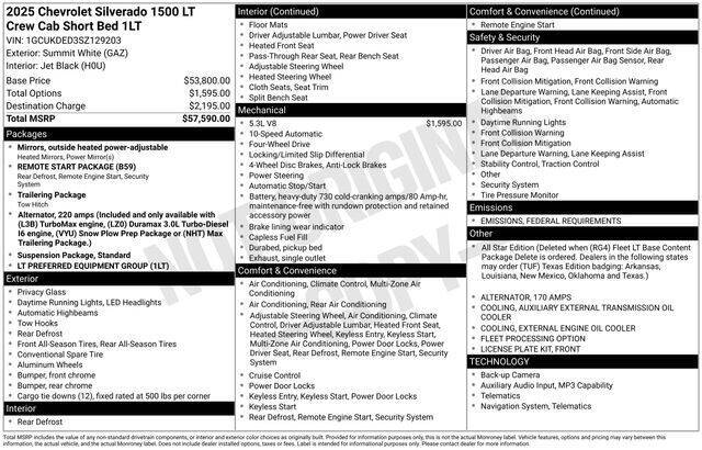 2025 Chevrolet Silverado 1500