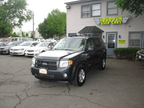 2008 Ford Escape for sale at Loudoun Used Cars in Leesburg VA