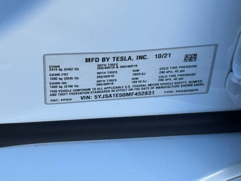 2021 Tesla Model S Long Range