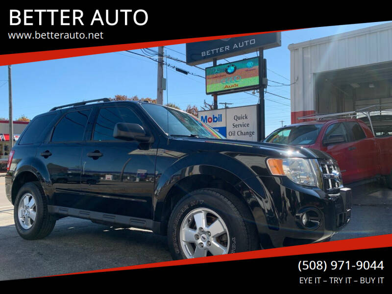 2011 Ford Escape for sale at BETTER AUTO in Attleboro MA