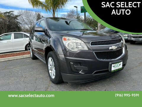 2013 Chevrolet Equinox for sale at SAC SELECT AUTO in Sacramento CA
