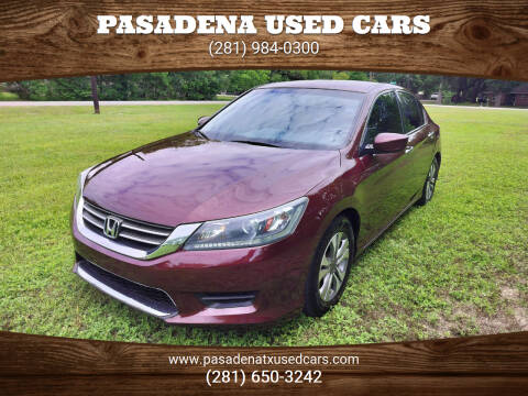 2015 Honda Accord for sale at Pasadena Used Cars in Pasadena TX