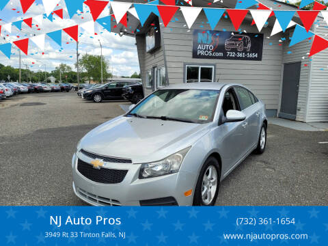 2013 Chevrolet Cruze for sale at NJ Auto Pros in Tinton Falls NJ