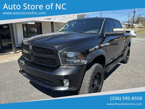 2016 RAM 1500 for sale at Auto Store of NC in Walnut Cove NC