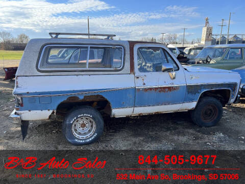 1980 Chevrolet Blazer for sale at B & B Auto Sales in Brookings SD