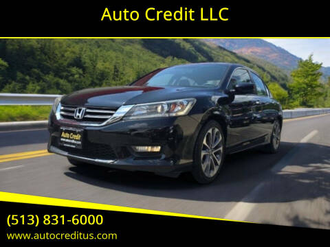 2014 Honda Accord for sale at Auto Credit LLC in Milford OH