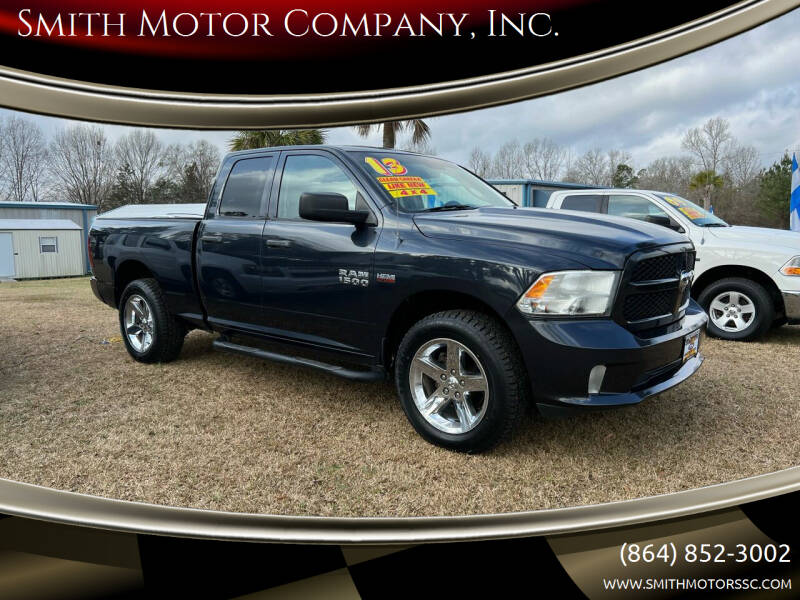 2013 RAM 1500 for sale at Smith Motor Company, Inc. in Mc Cormick SC