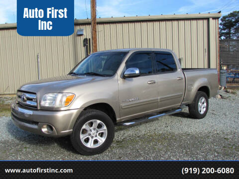 2006 Toyota Tundra for sale at Auto First Inc in Durham NC
