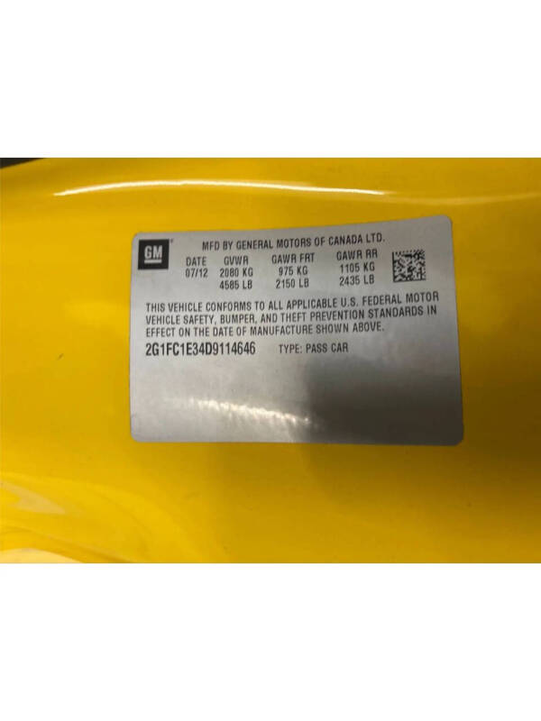 2013 Chevrolet Camaro LT