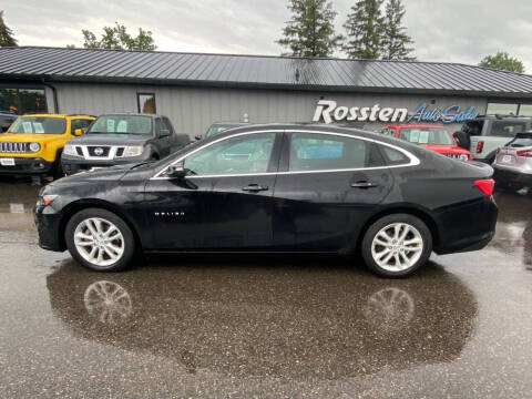 2018 Chevrolet Malibu for sale at ROSSTEN AUTO SALES in Grand Forks ND