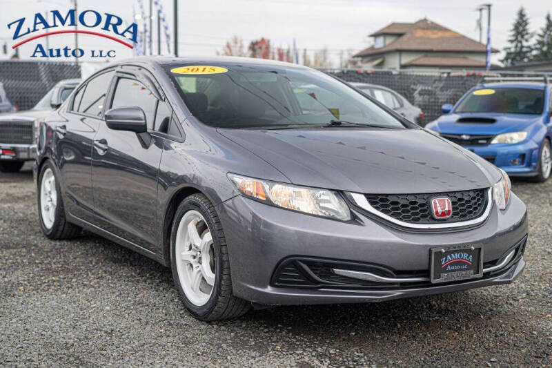 2015 Honda Civic for sale at ZAMORA AUTO LLC in Salem OR