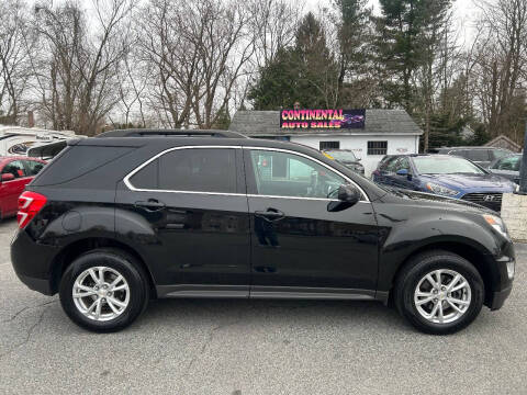 2017 Chevrolet Equinox for sale at Continental Auto Inc in Seekonk MA