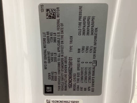 2016 Chevrolet Silverado 1500