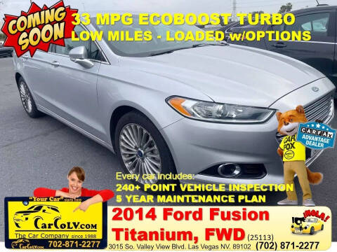 2014 Ford Fusion for sale at The Car Company in Las Vegas NV